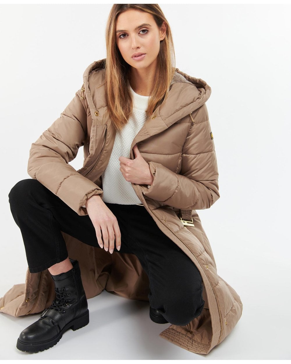 Track Line Quilted Jacket