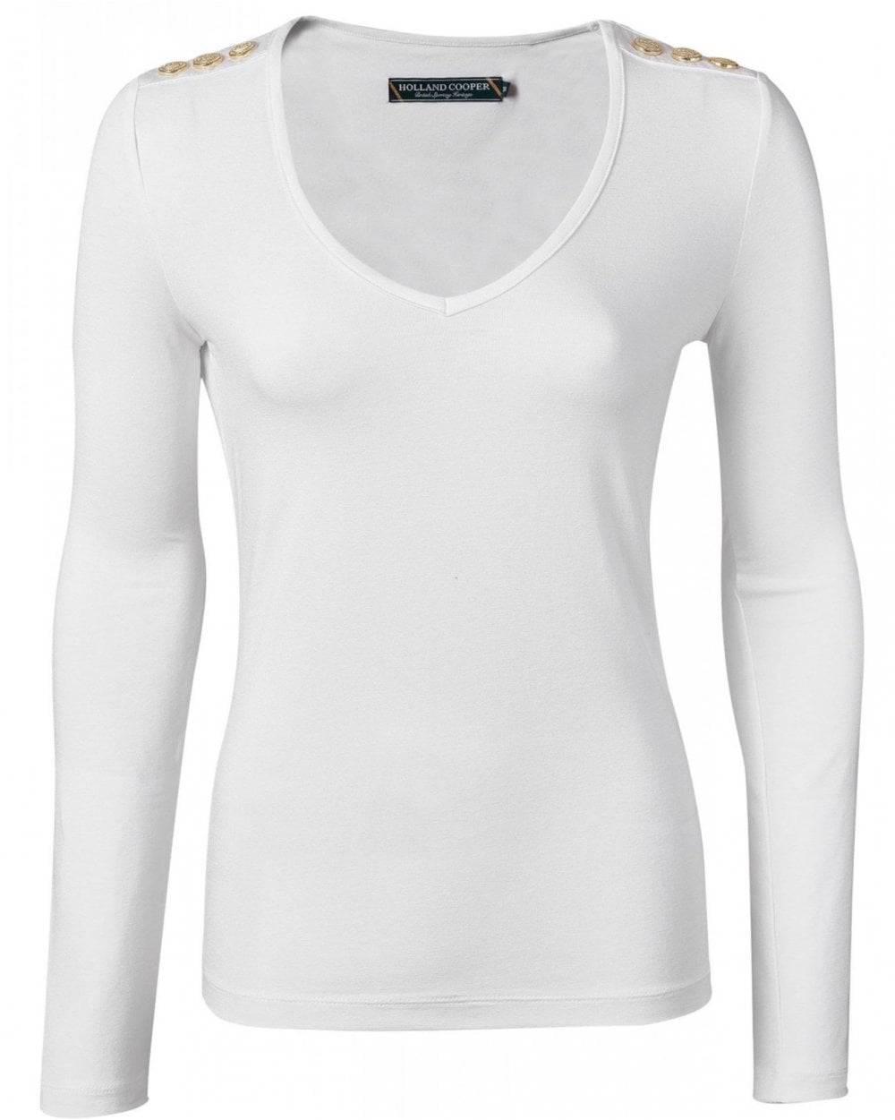 Long Sleeve V-Neck Tee