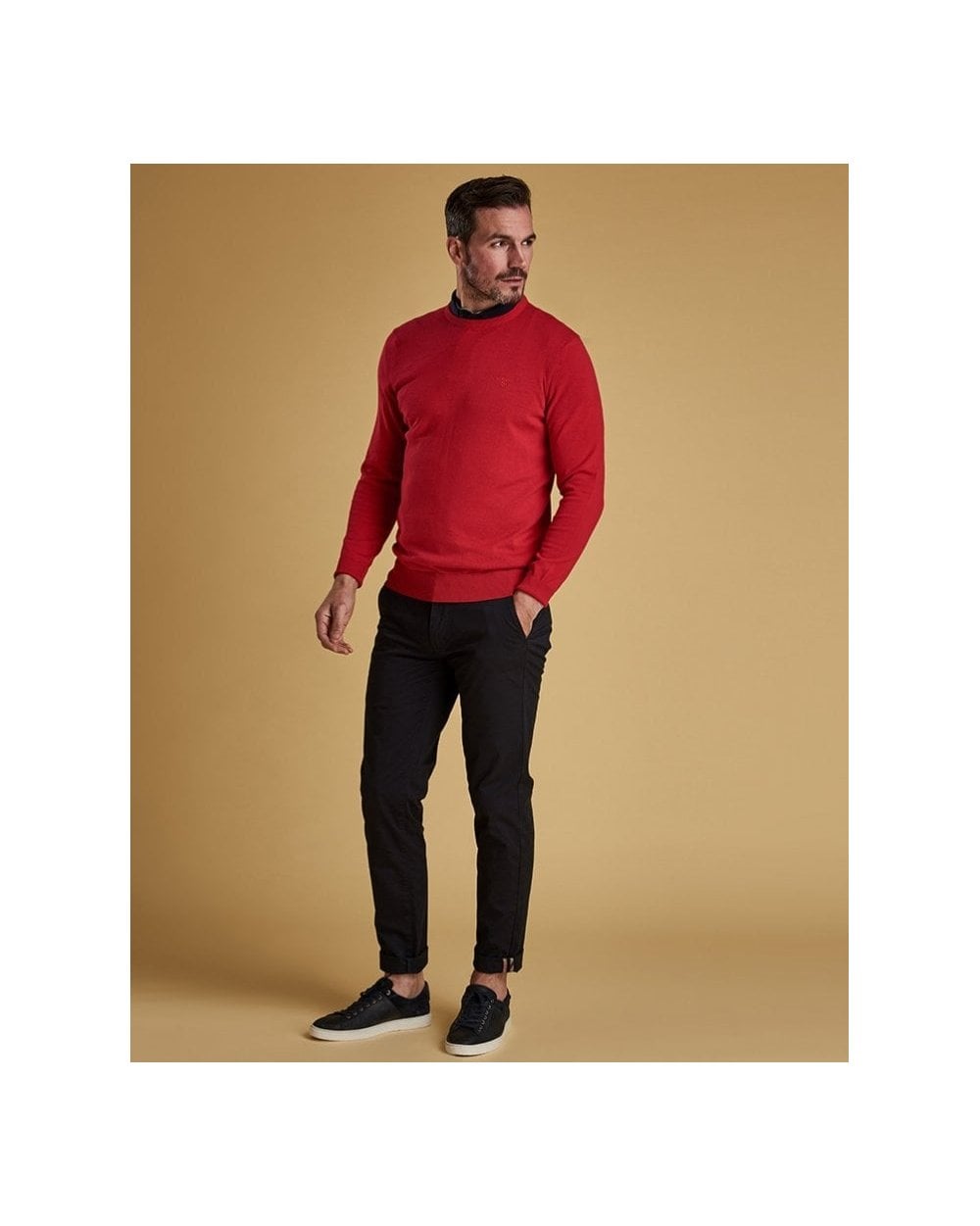 Mens Light Cotton Crew