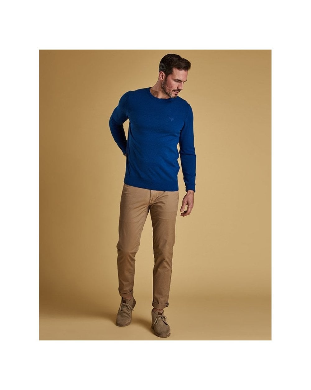 Mens Light Cotton Crew