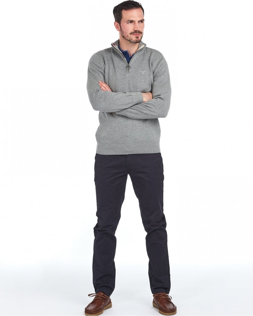 Cotton Half-Zip Sweatshirt