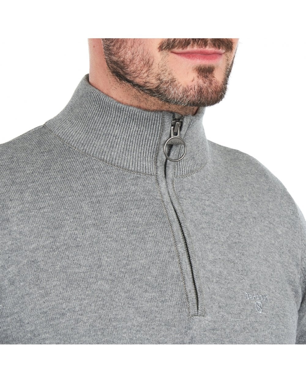 Cotton Half-Zip Sweatshirt
