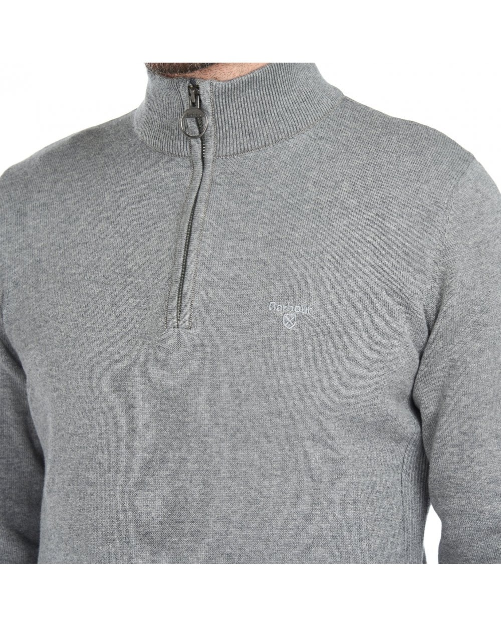 Cotton Half-Zip Sweatshirt