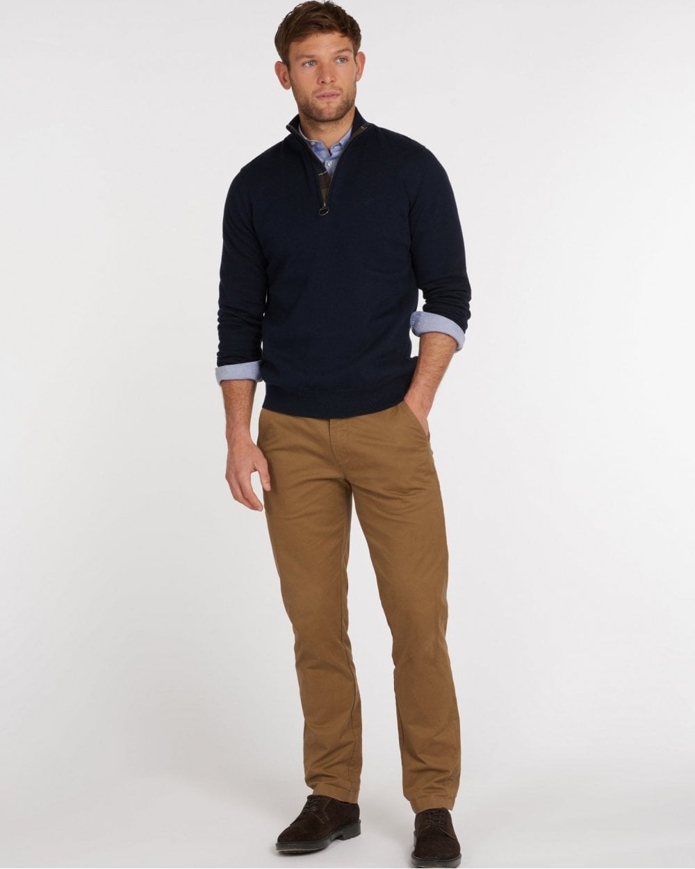 Cotton Half-Zip Sweatshirt