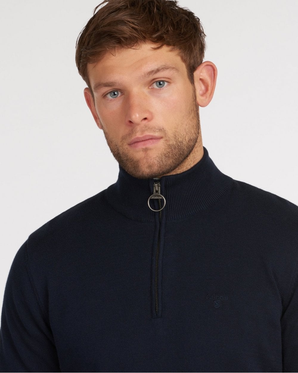 Cotton Half-Zip Sweatshirt