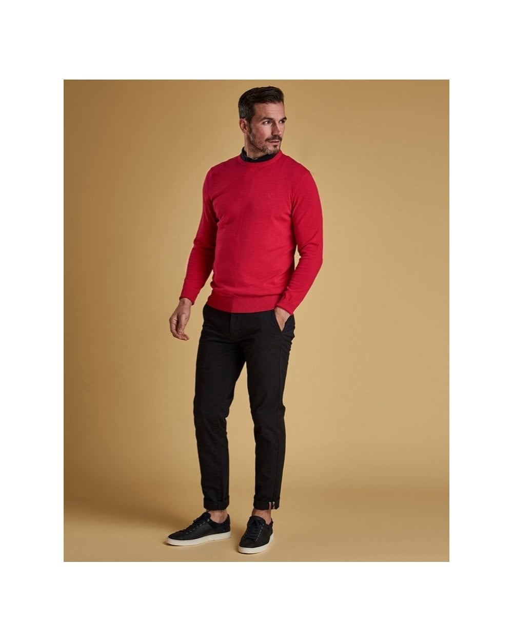 Mens Light Cotton Crew