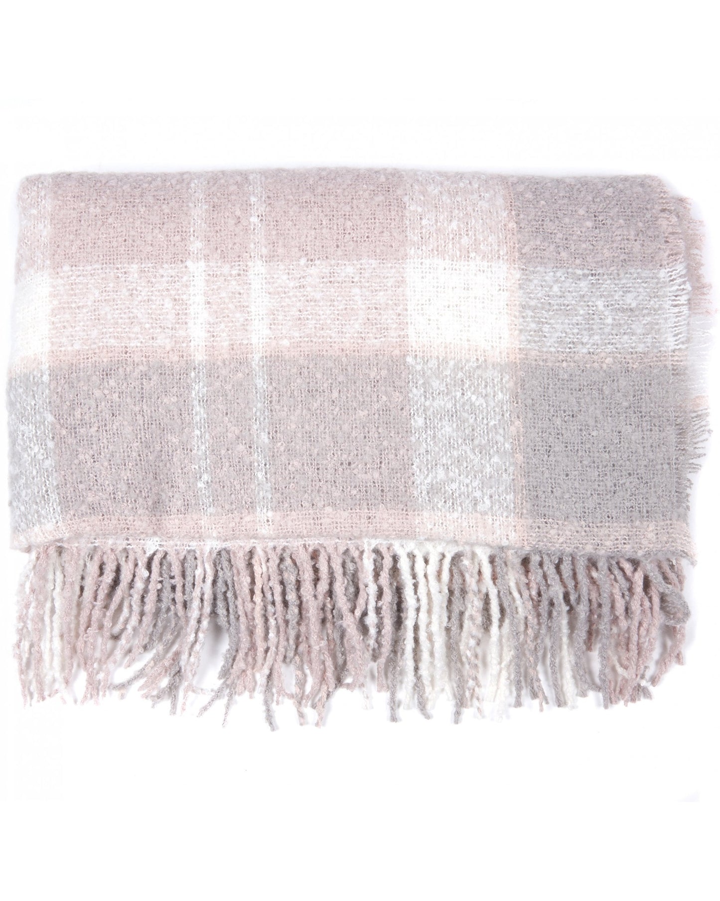 Tartan Boucle Scarf