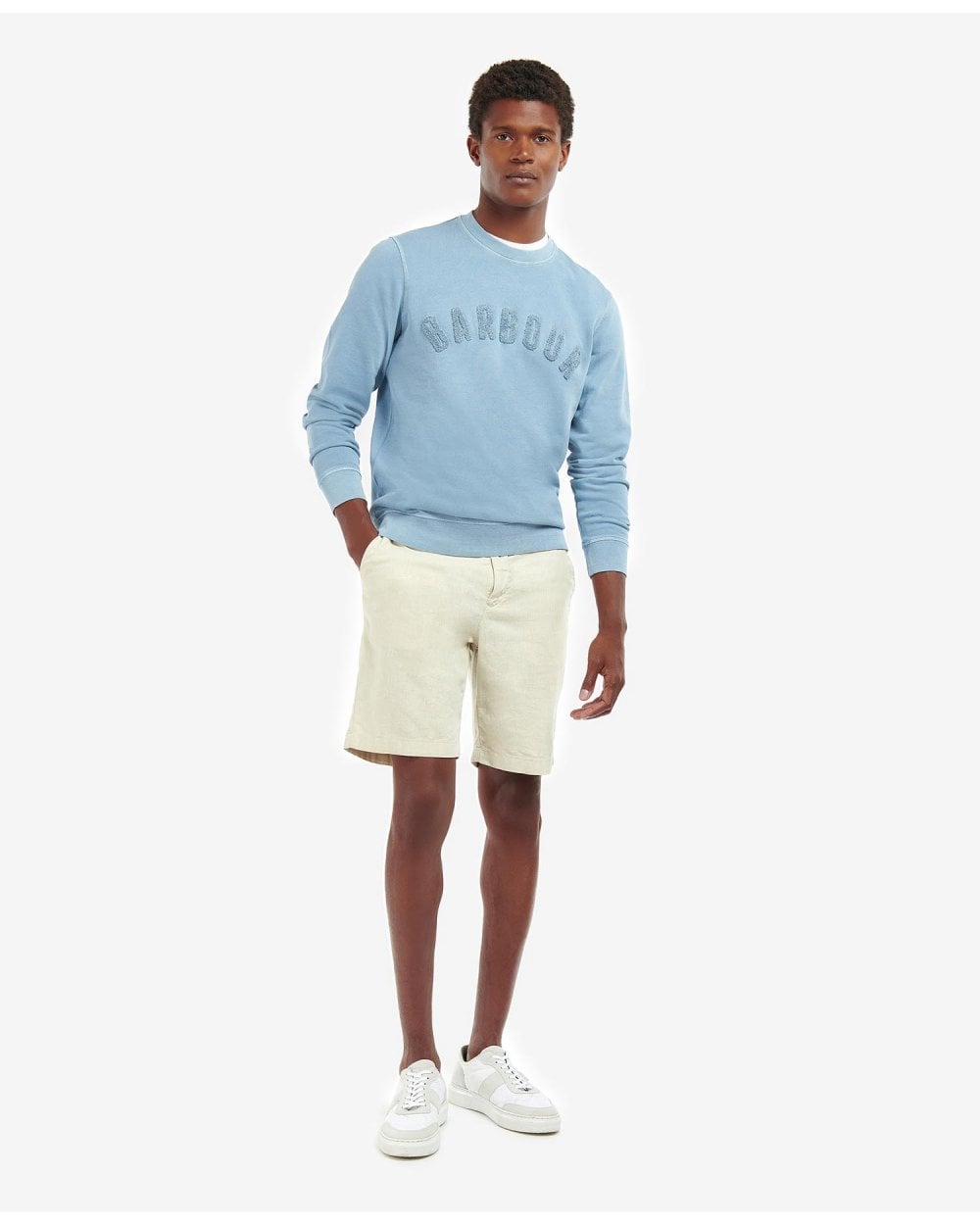 Large Logo Crew Neck Sweater