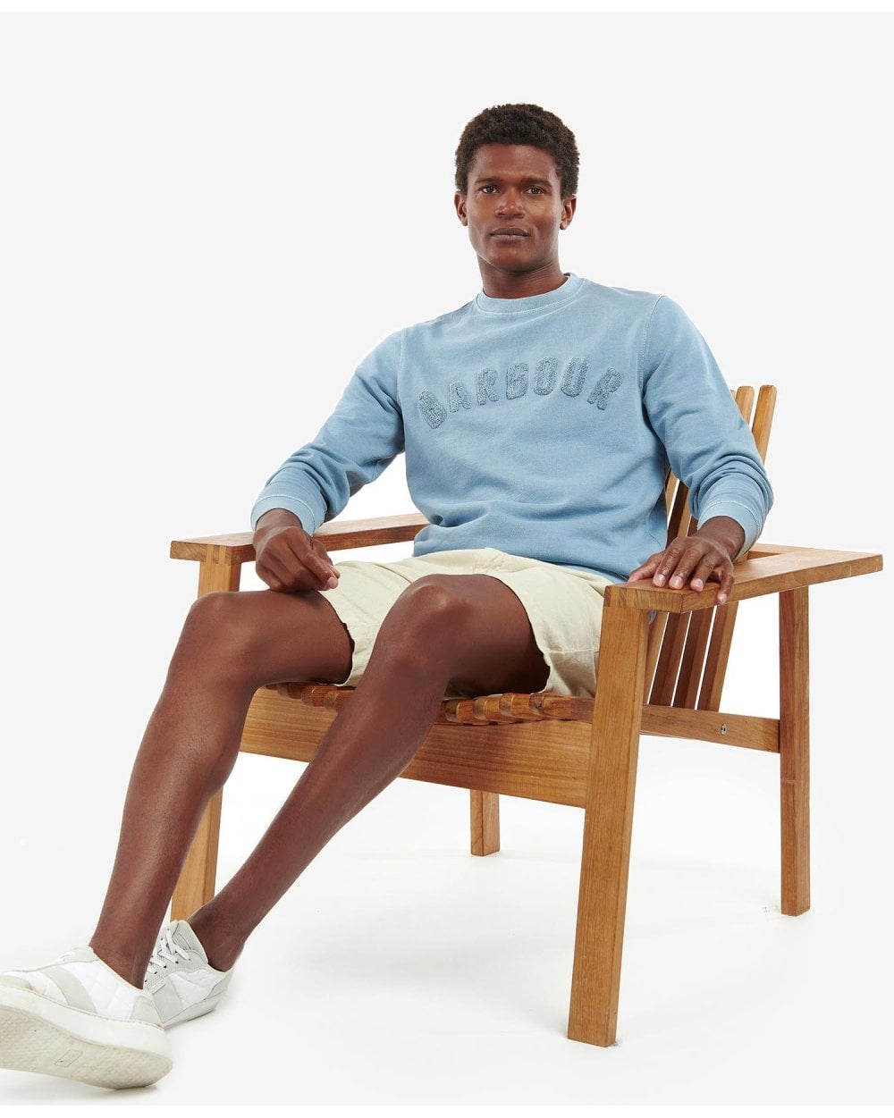 Large Logo Crew Neck Sweater