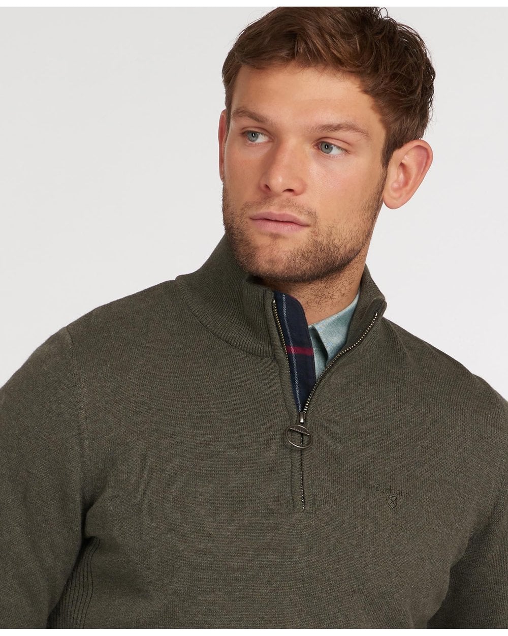 Cotton Half-Zip Sweatshirt