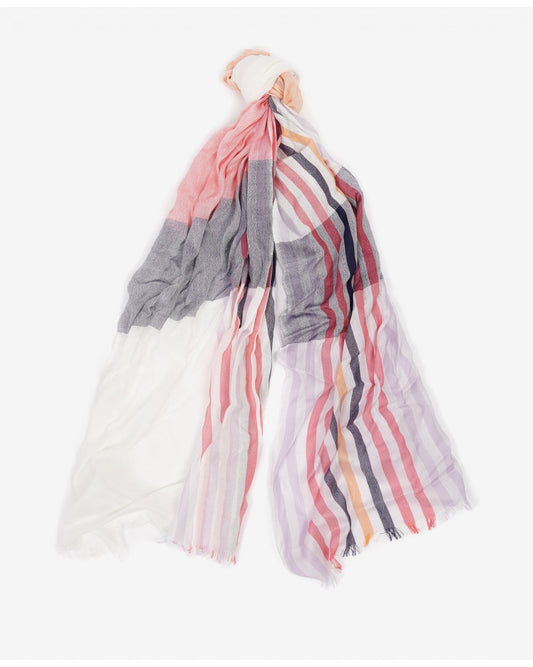 Kendra Check & Stripe Scarf