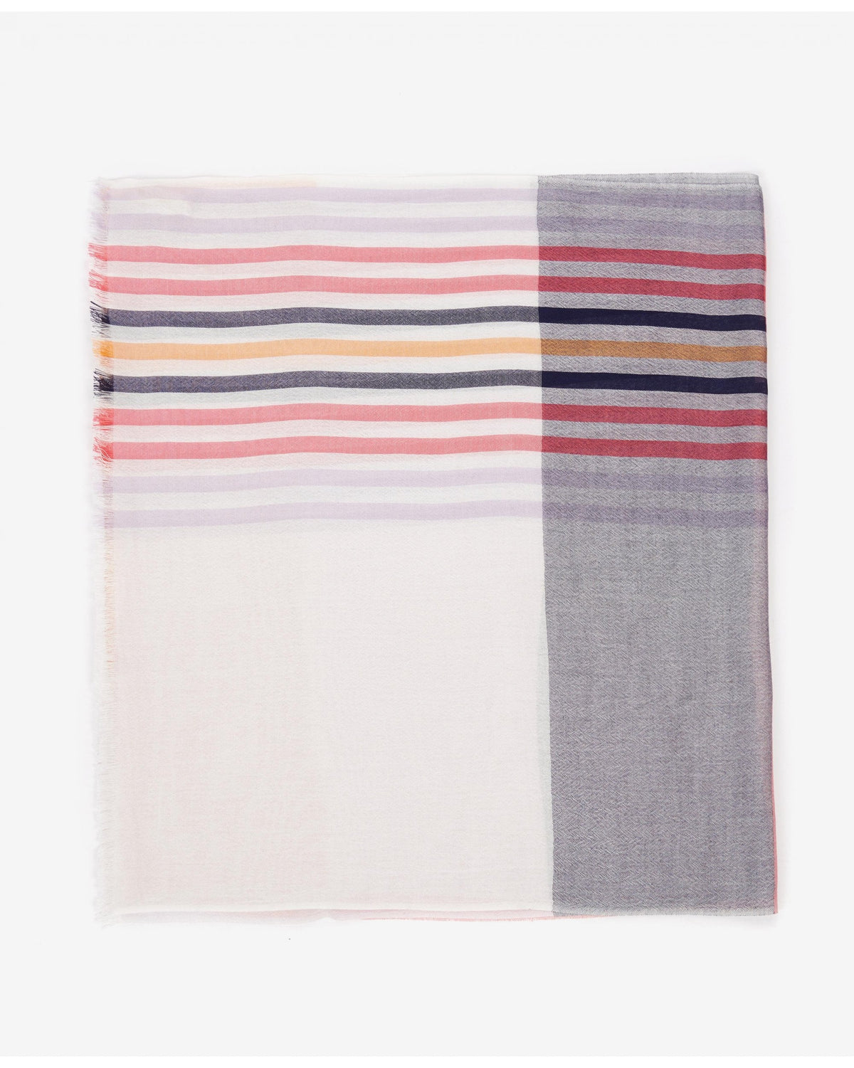 Kendra Check & Stripe Scarf