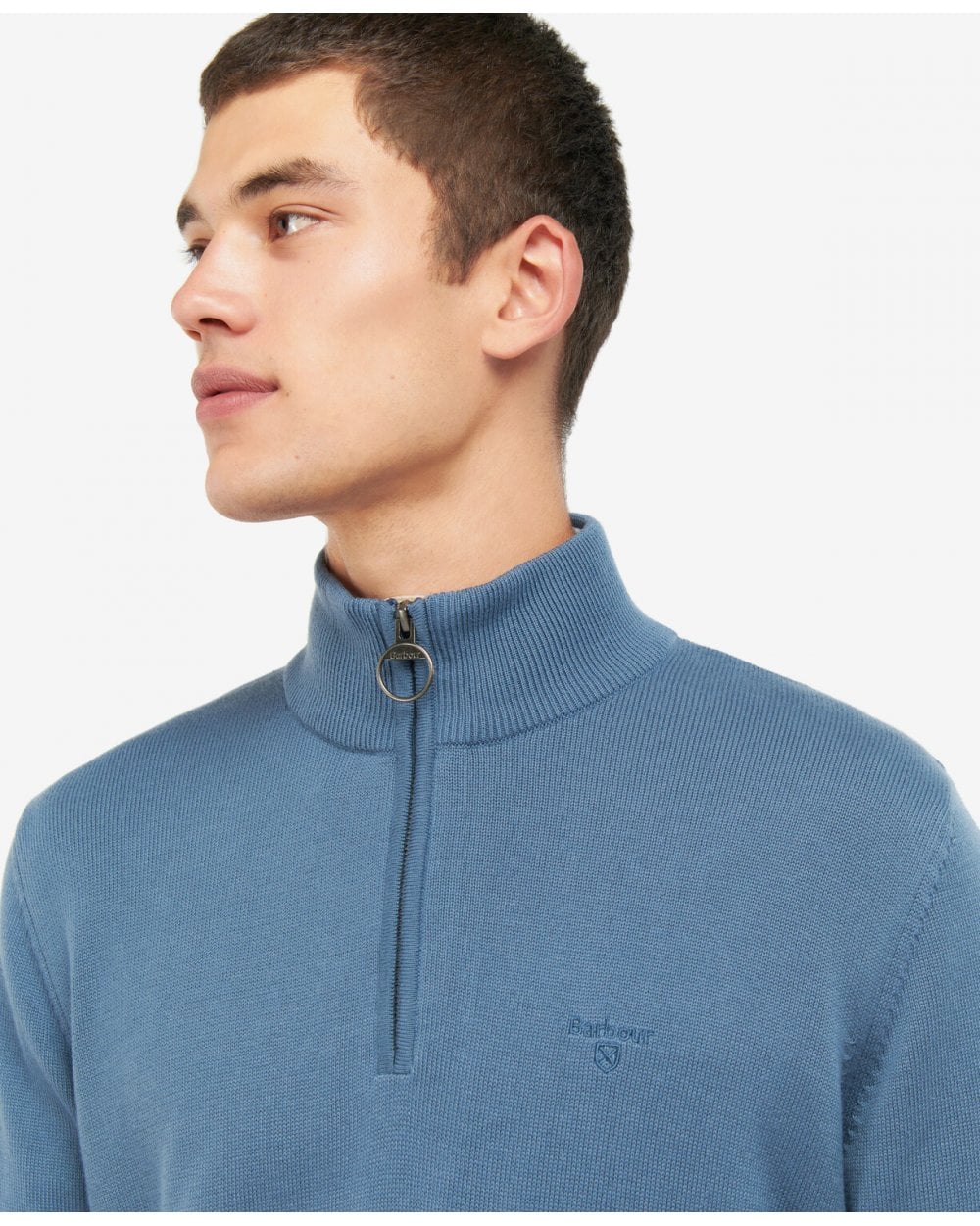 Cotton Half-Zip Sweatshirt