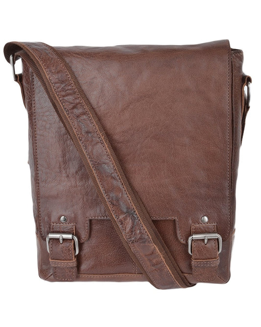 Kingston Messenger Bag - Crumble Tan