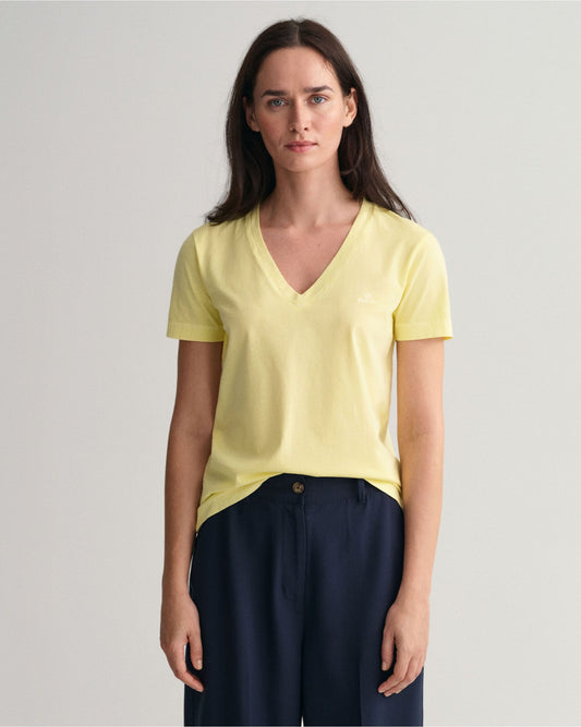 Sunfaded V-Neck T-Shirt