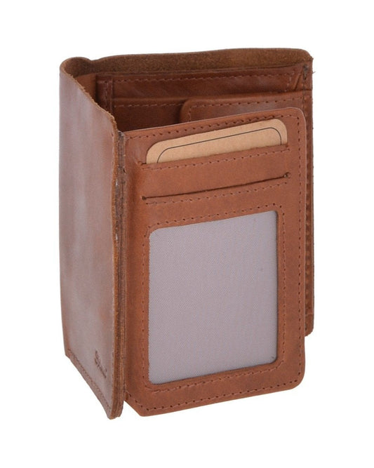 Kingsbury Men's Leather Wallet - Chestnut