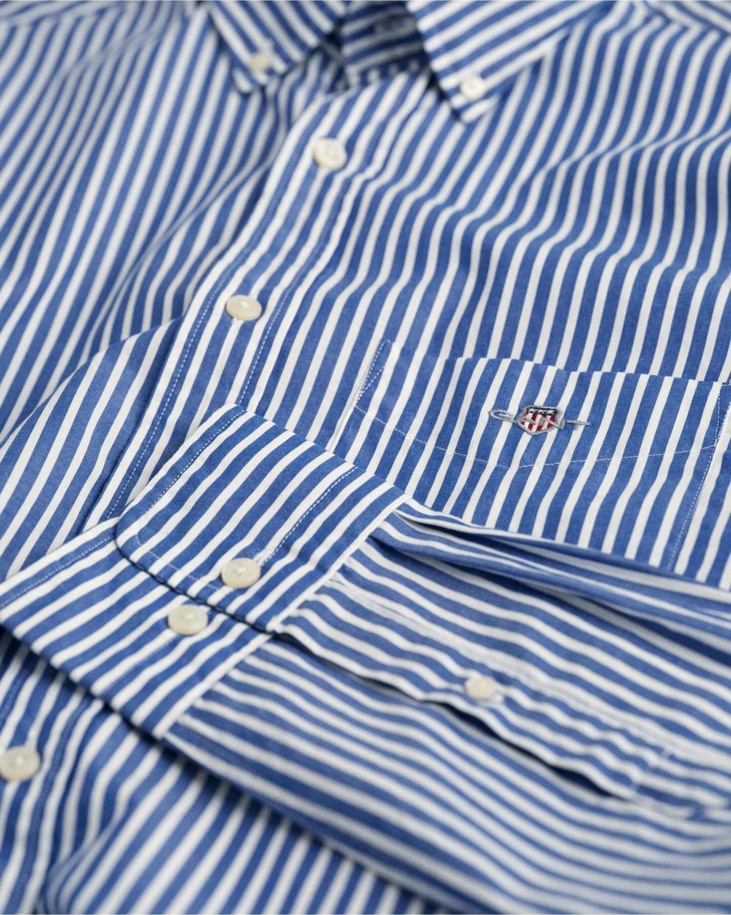 Regular Fit Striped Poplin Shirt