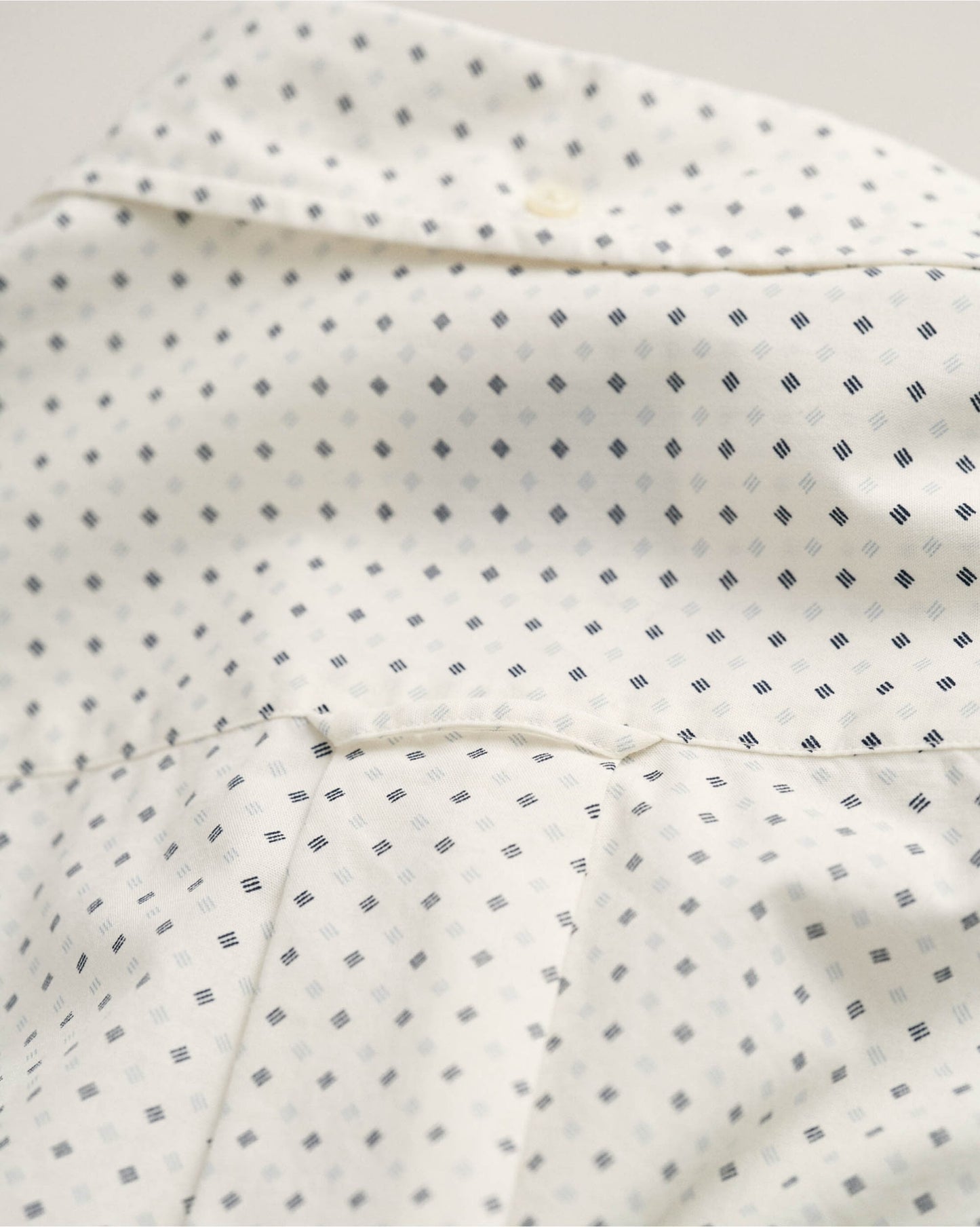 Slim Fit Micro Print Shirt