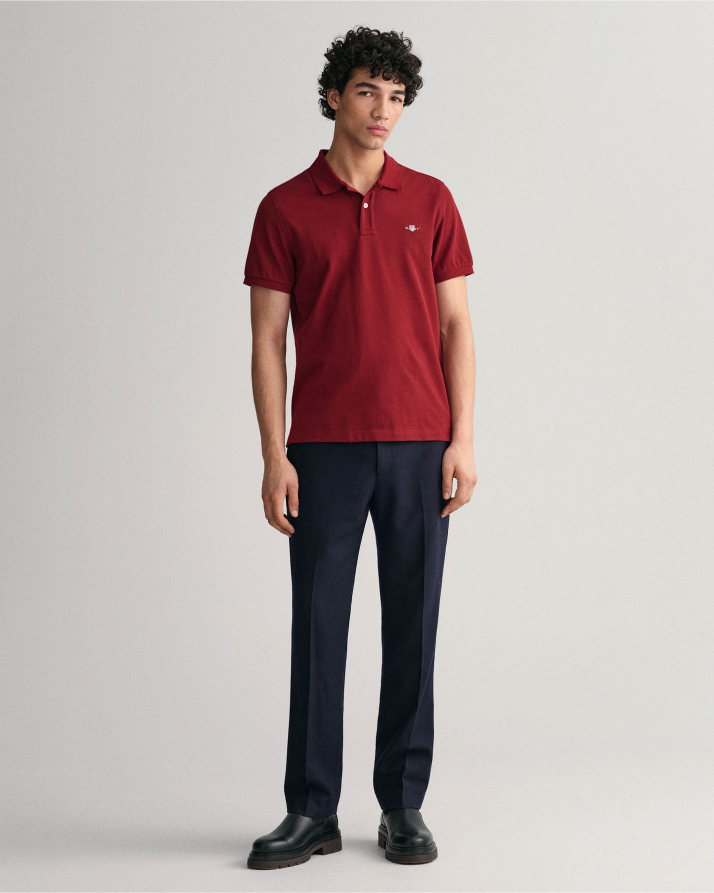 Regular Fit Shield Pique Polo Shirt