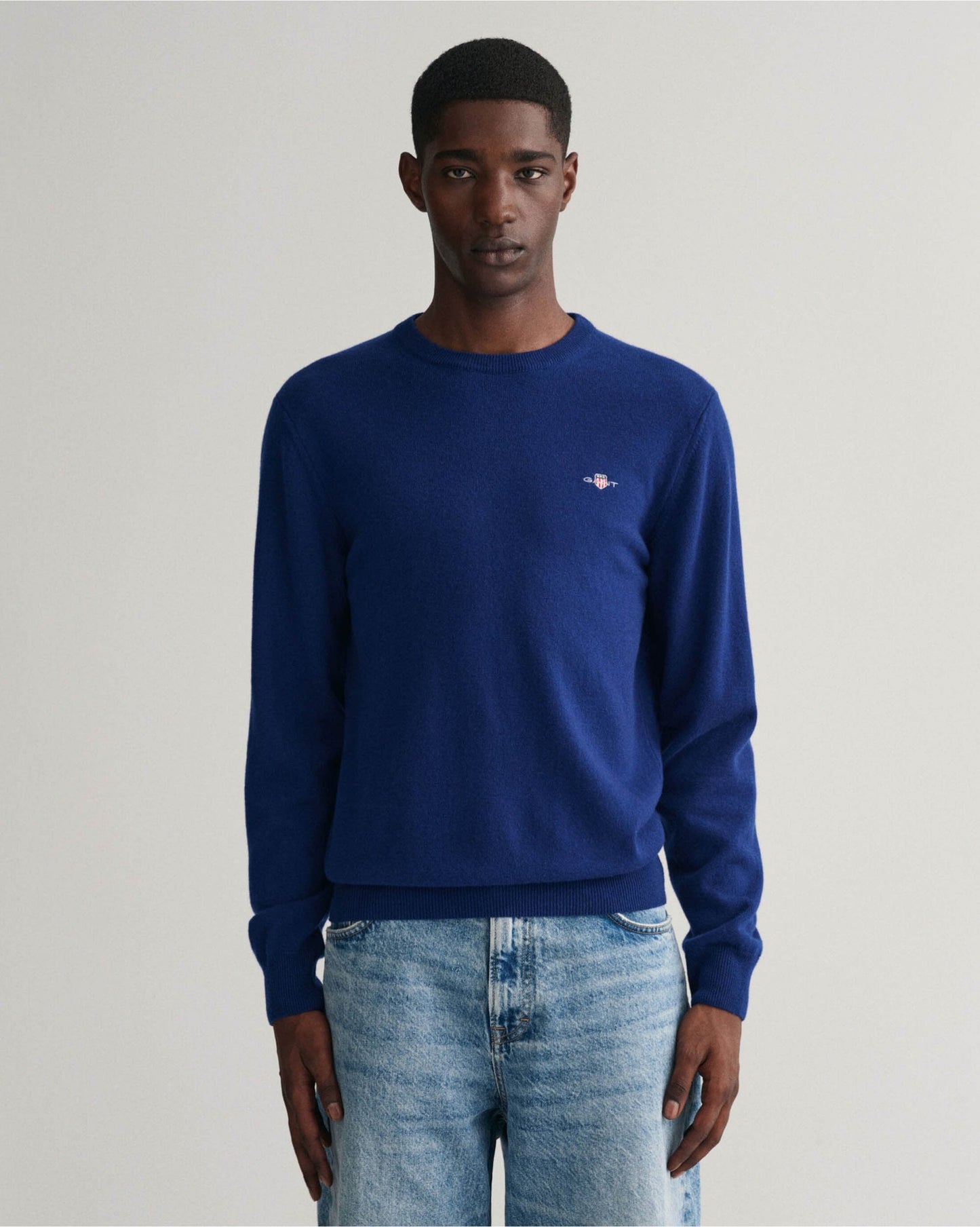 Superfine Lambswool Crew Neck Sweater