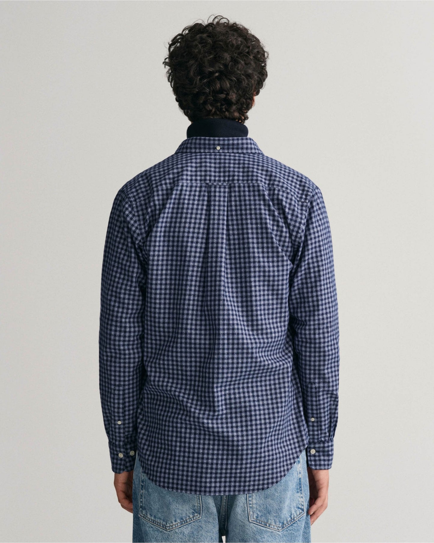 Regular Fit Jaspe Yarn Gingham Shirt