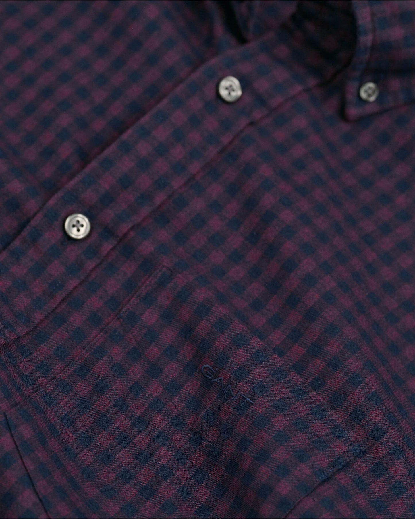 Regular Fit Jaspe Yarn Gingham Shirt