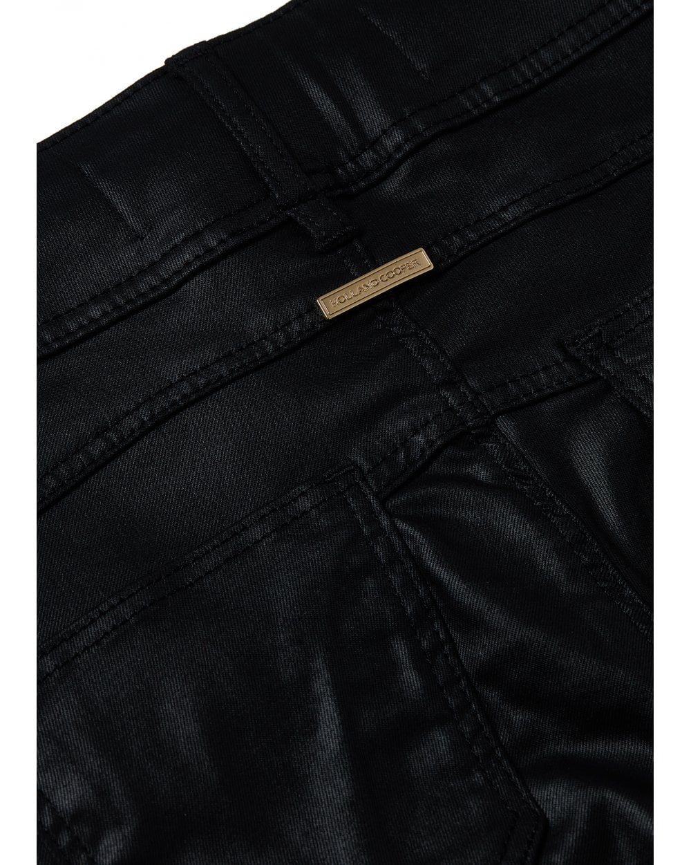 Coated Biker Jean