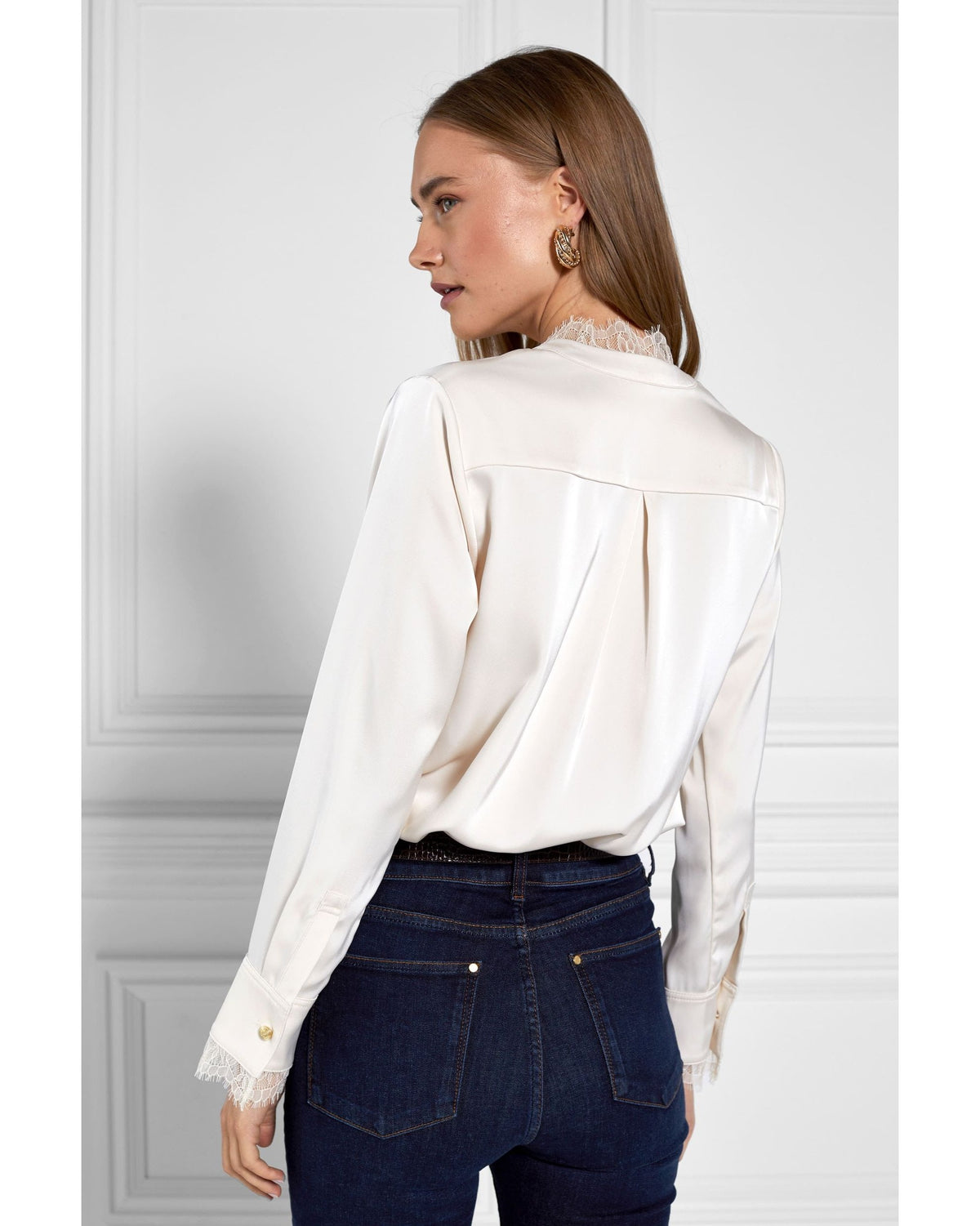Lace V-Neck Blouse
