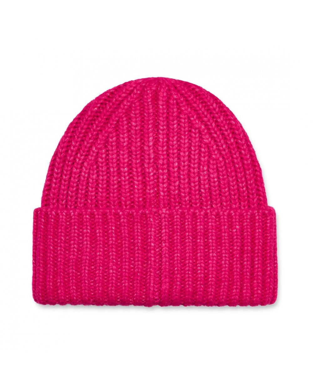 Chunky Rib-Knit Beanie Hat