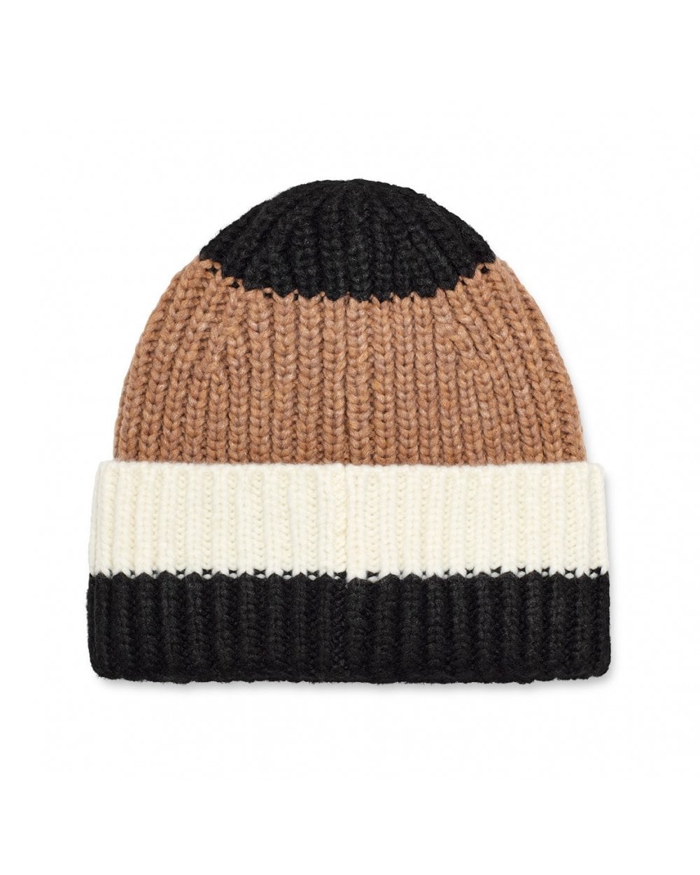 Chunky Rib-Knit Beanie Hat