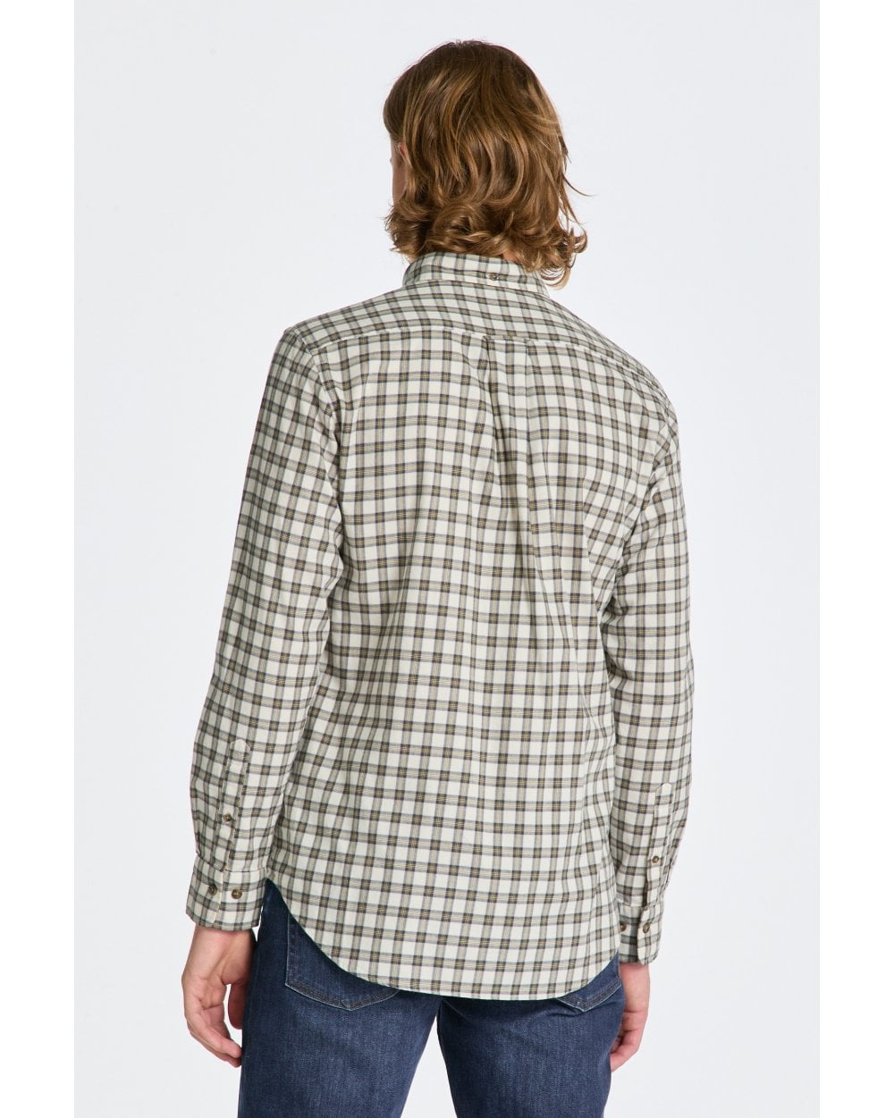 Regular Micro Tartan Flannel Shirt
