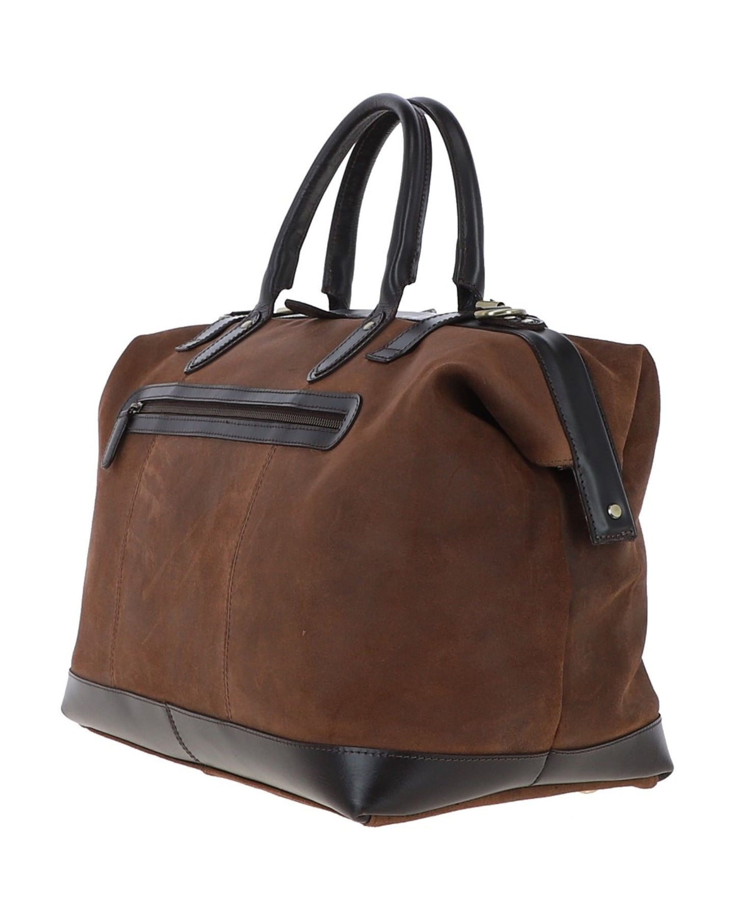 Dr.Bag Leather Dr Holdall Oily Brown Tornado