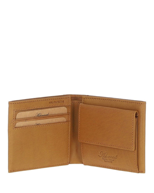 W-82 Leather Wallet Tan