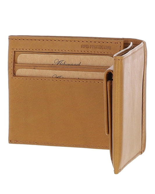 W-82 Leather Wallet Tan