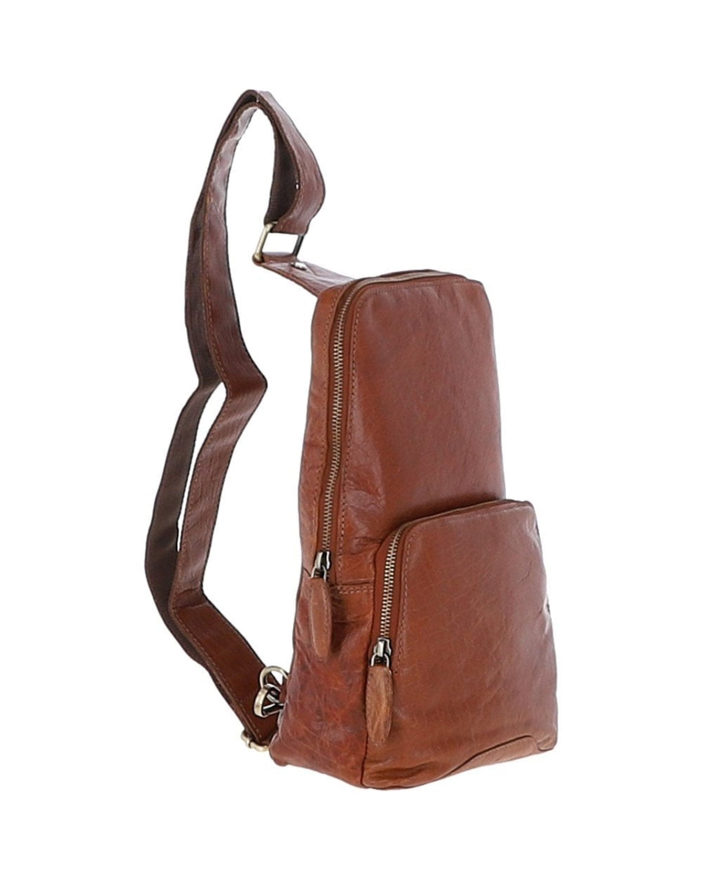 G-39 Leather Sling Bag Honey