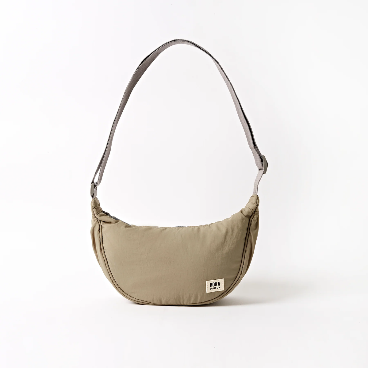 Farringdon Half Moon Bag In Taupe