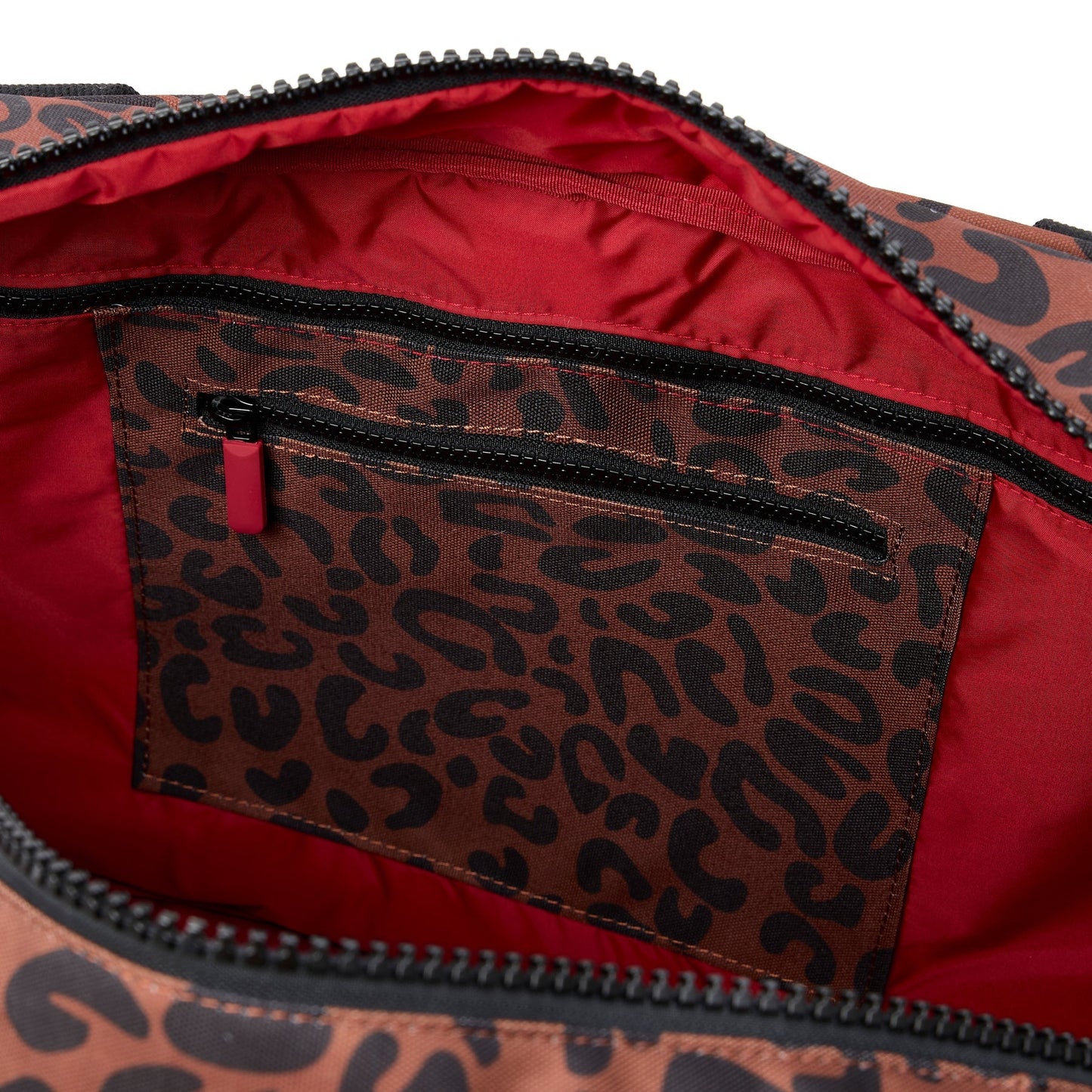 Gatwick Carry-On Duffel Medium In Scarlet Leopard
