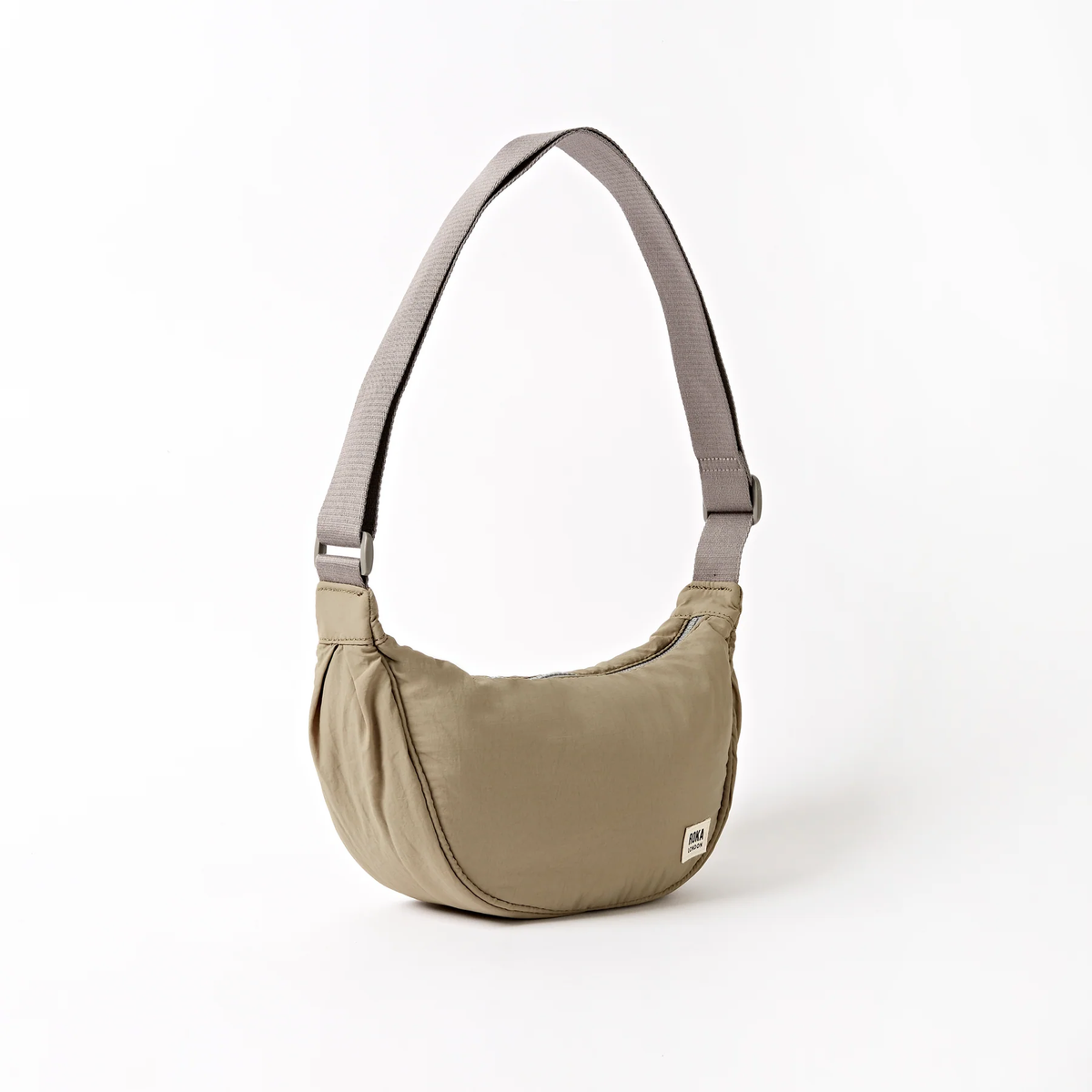 Farringdon Half Moon Bag In Taupe