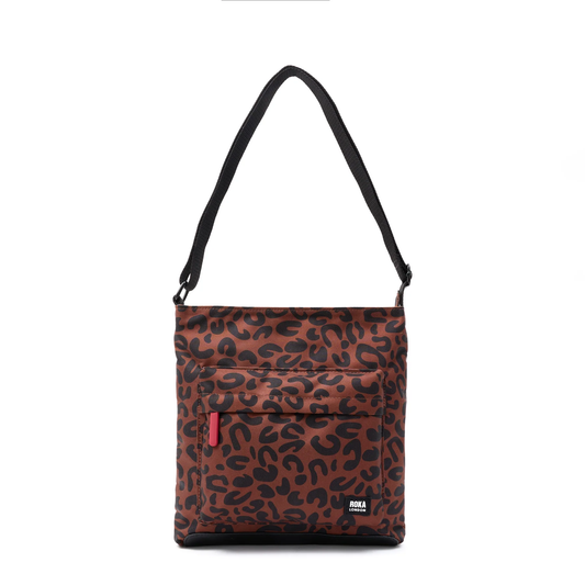 Kennington Crossbody Medium In Scarlet Leopard