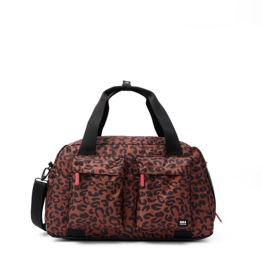 Gatwick Carry-On Duffel Medium In Scarlet Leopard
