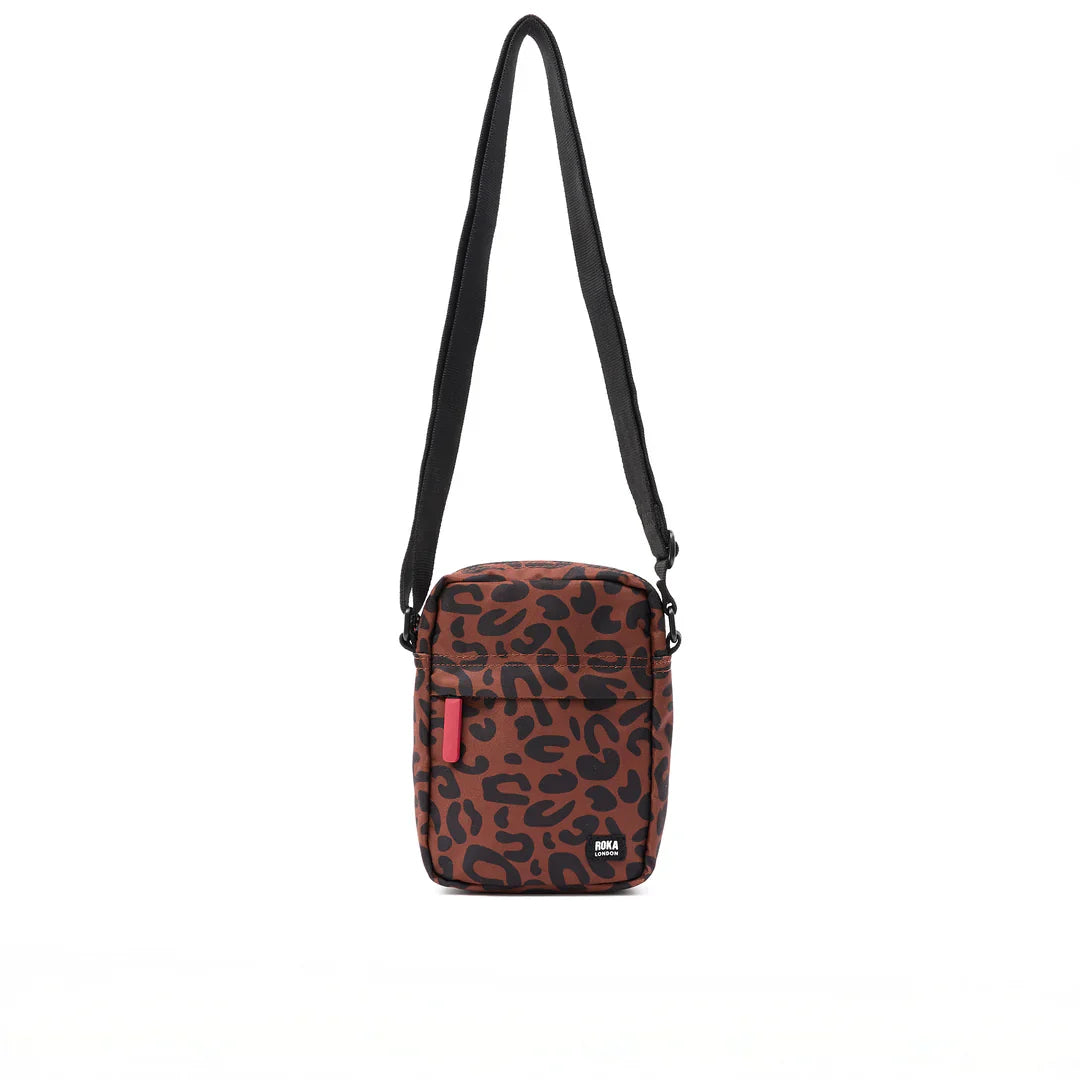 Bond Pocket Crossbody Bag In Scarlet Leopard