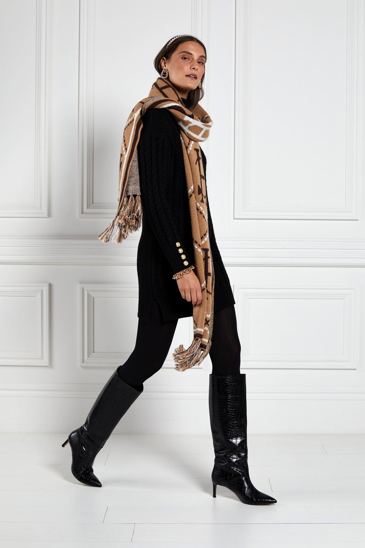 Monogram Scarf