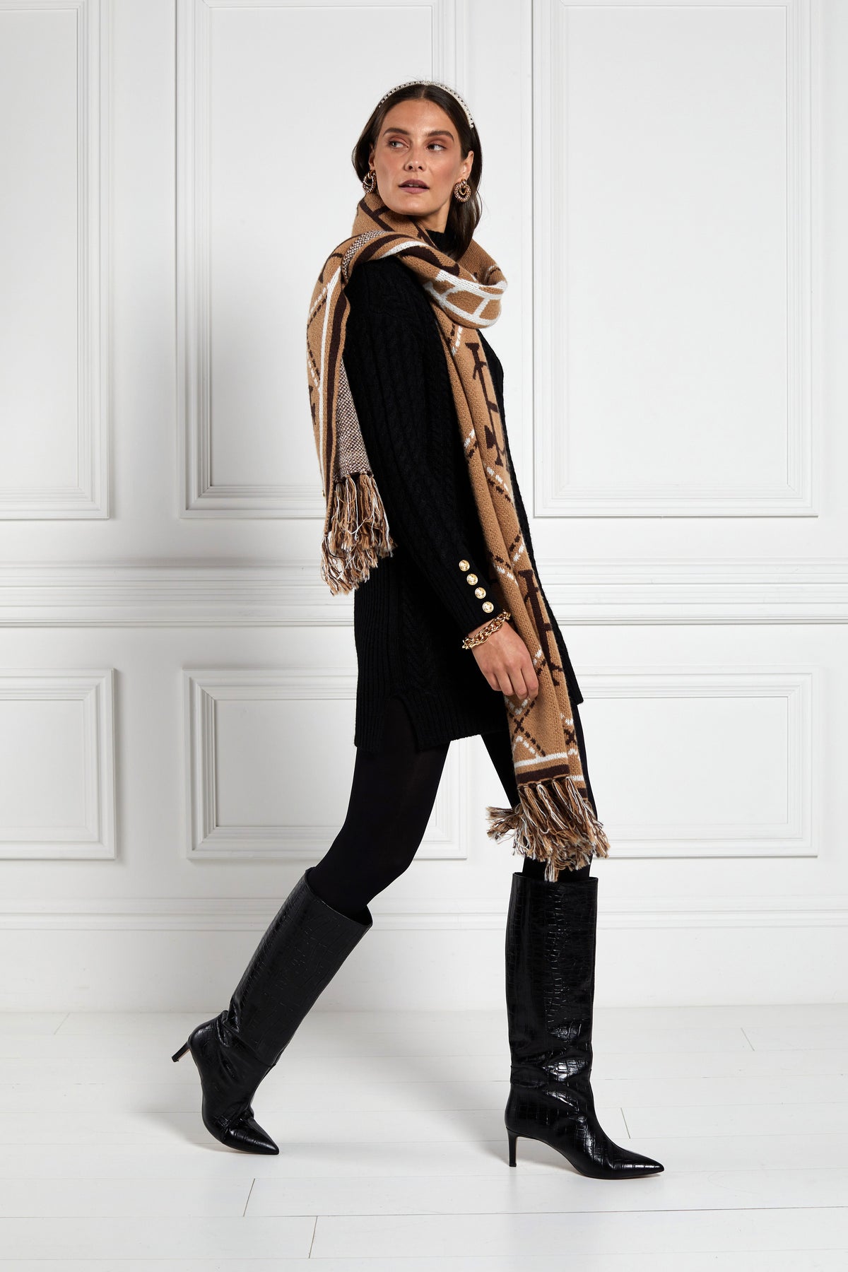 Monogram Scarf