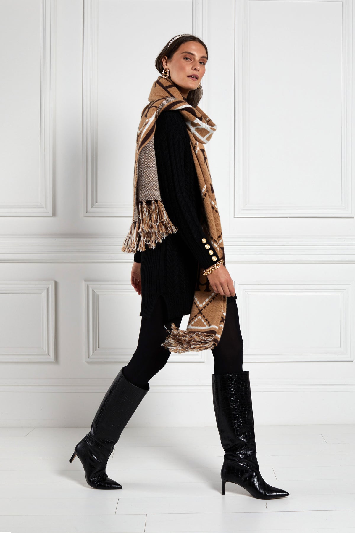 Monogram Scarf