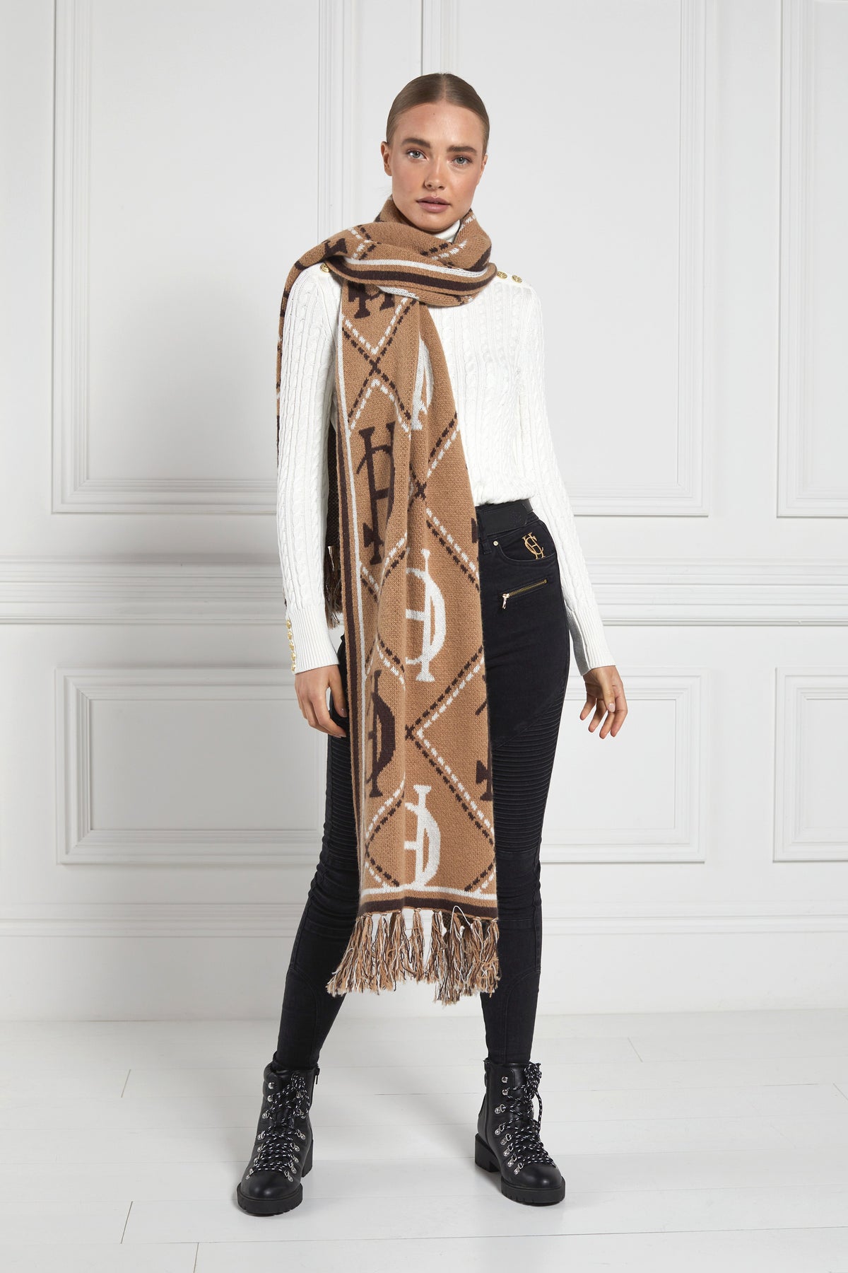 Monogram Scarf