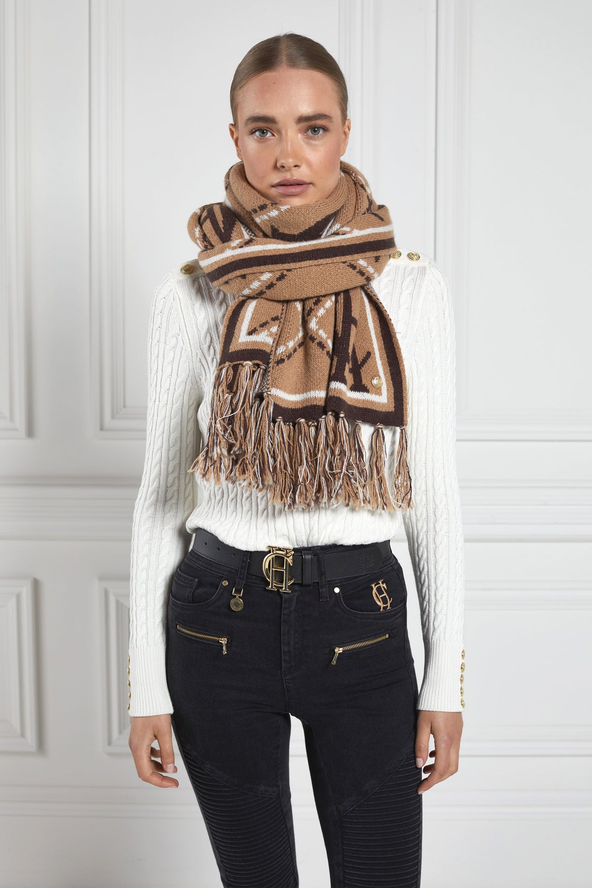 Monogram Scarf