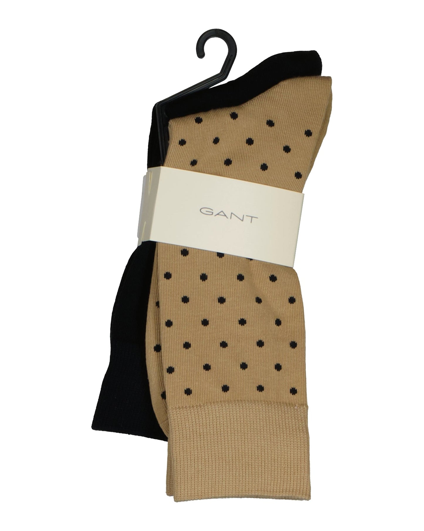 2-Pack Dot & Solid Socks