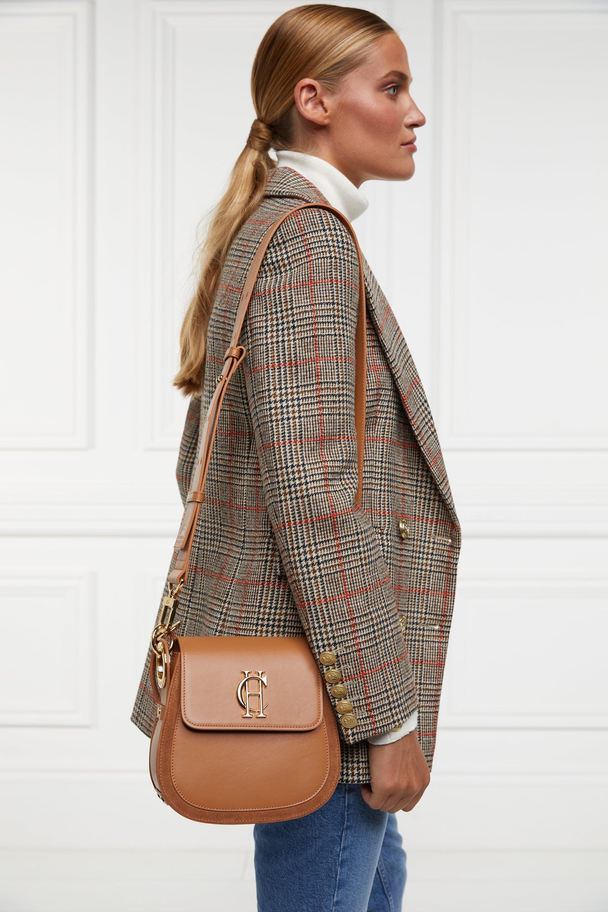 Chelsea Saddle Bag Tan
