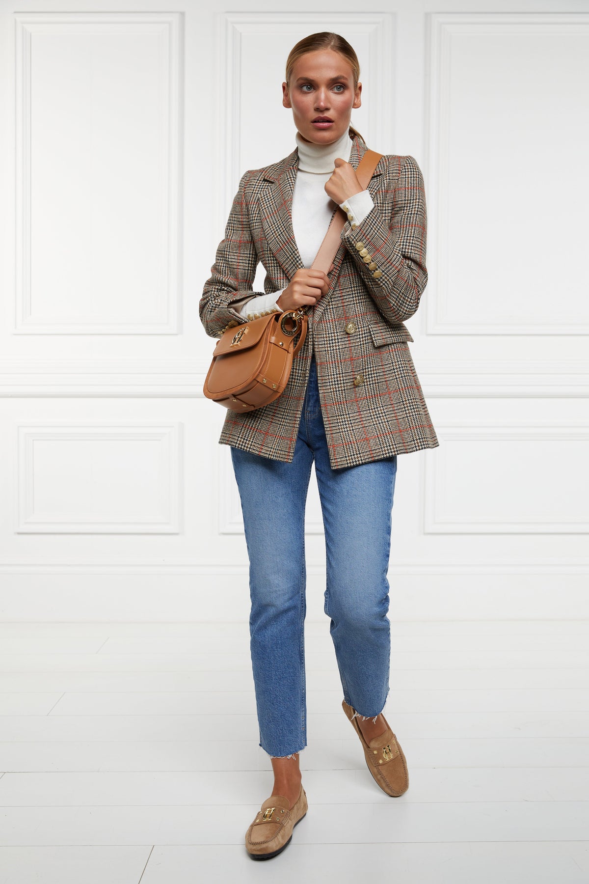 Chelsea Saddle Bag Tan