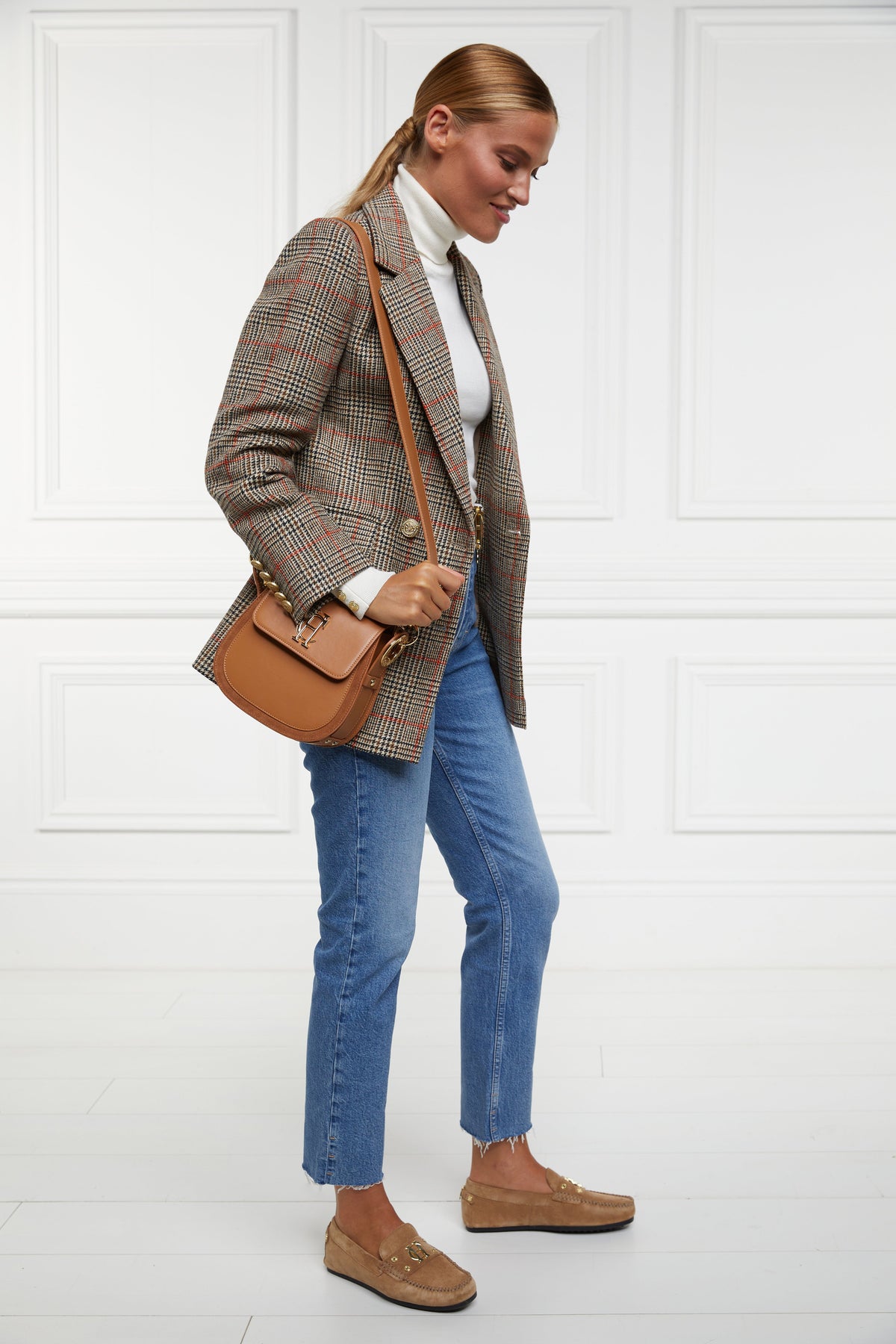 Chelsea Saddle Bag Tan